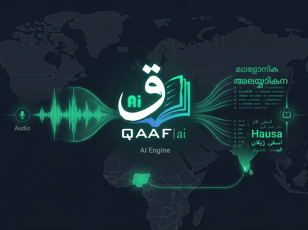 Urdu Islamic lecture being turned into subtitled social video